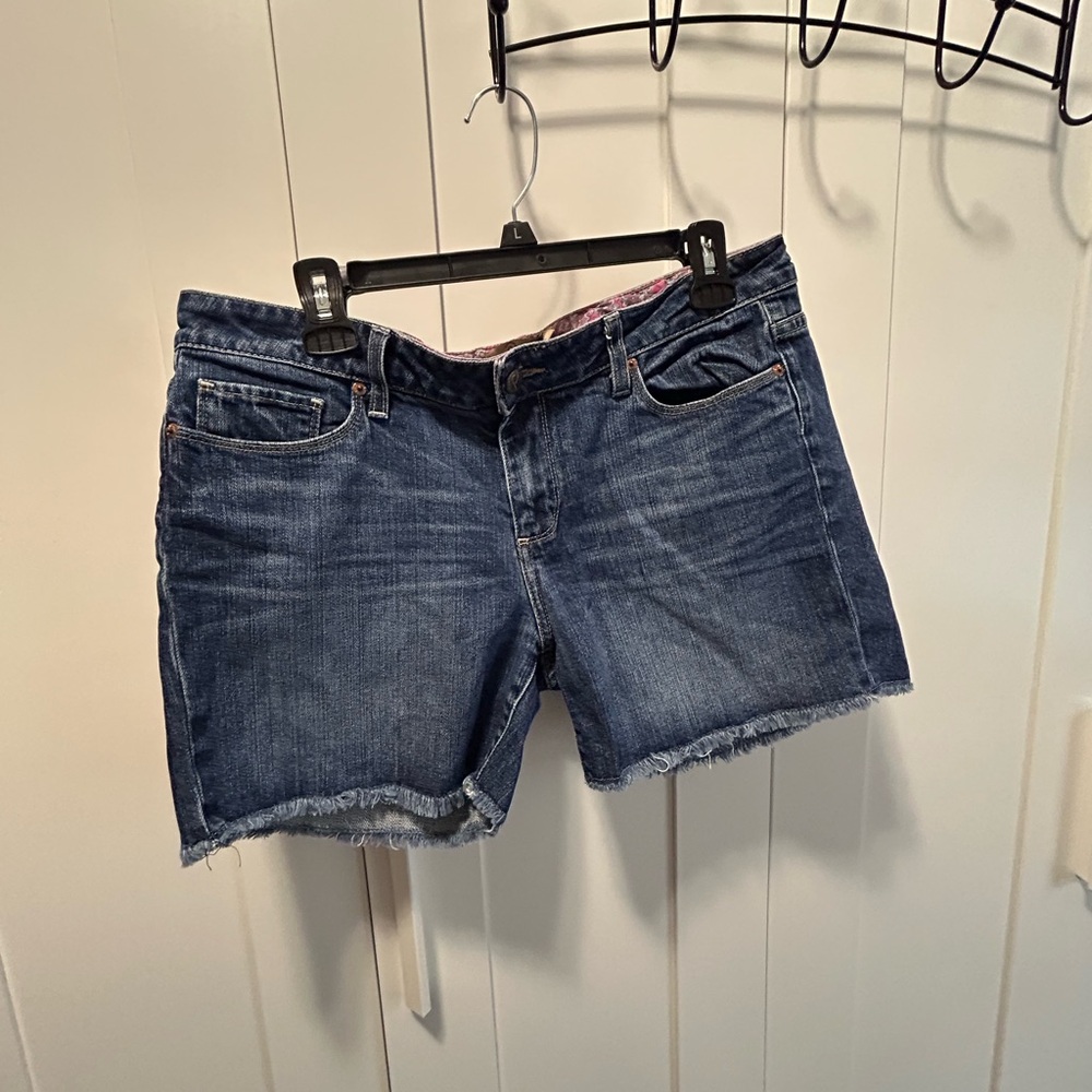 Paige Jimmy Jimmy Raw Hem Denim Shorts Women’s Size 30